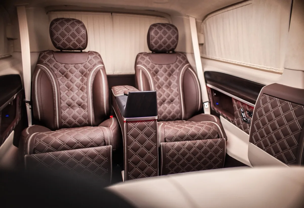 Салон Mercedes-Benz V-Class с креслами VIP — цех Velart